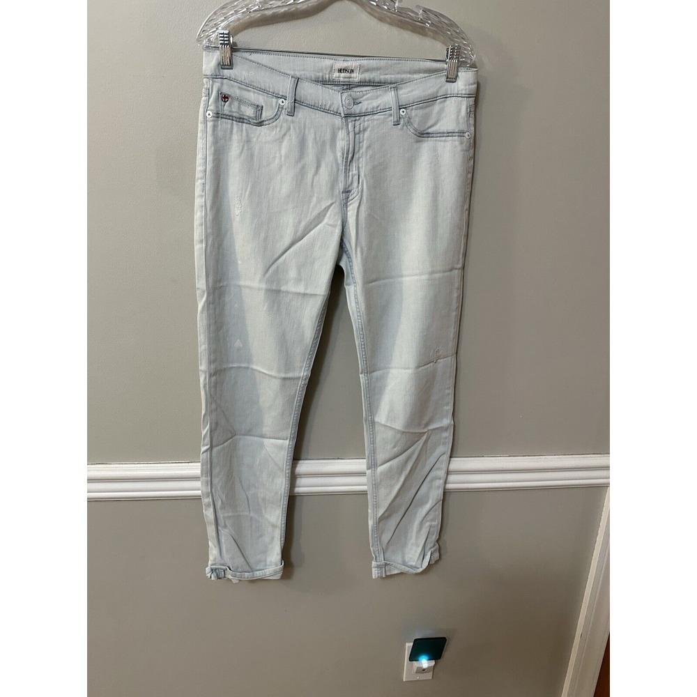 Hudson Tally Midrise Skinny Crop Women's Size 30 Blue‎ Denim Jeans 5-Pocket